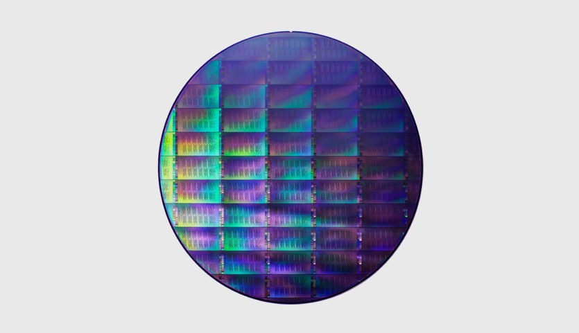 300mm IBMQuantum Nighthawk wafer